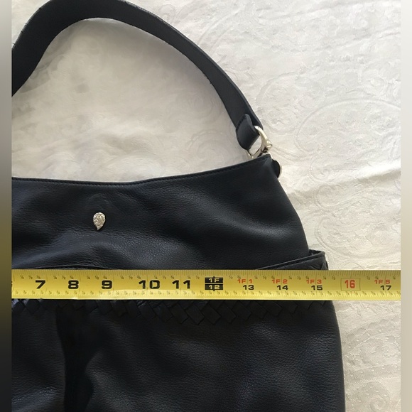 Helen Kaminski Black Leather Handbag Tote Bag - Picture 7 of 16